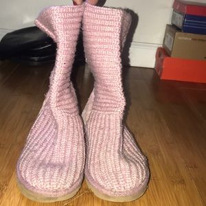 Ugg Knit Pink Kids boot size 1